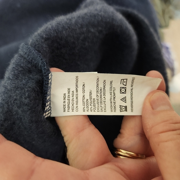 Izod Blue 1/4 Zip Sweater/ Sweatshirt Sz 2XL - Picture 3 of 9